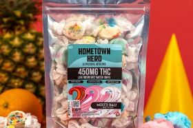 Mixed bag 30 pc. Live Rosin salt water taffy Flavors include sativa tutti fruitti, hybrid cotton candy, indica birthday cake